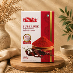 Thillais Super Red Bright Kashmiri Red ChilliPowder