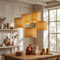 Arola Bamboo Hanging Lamp Two Layers