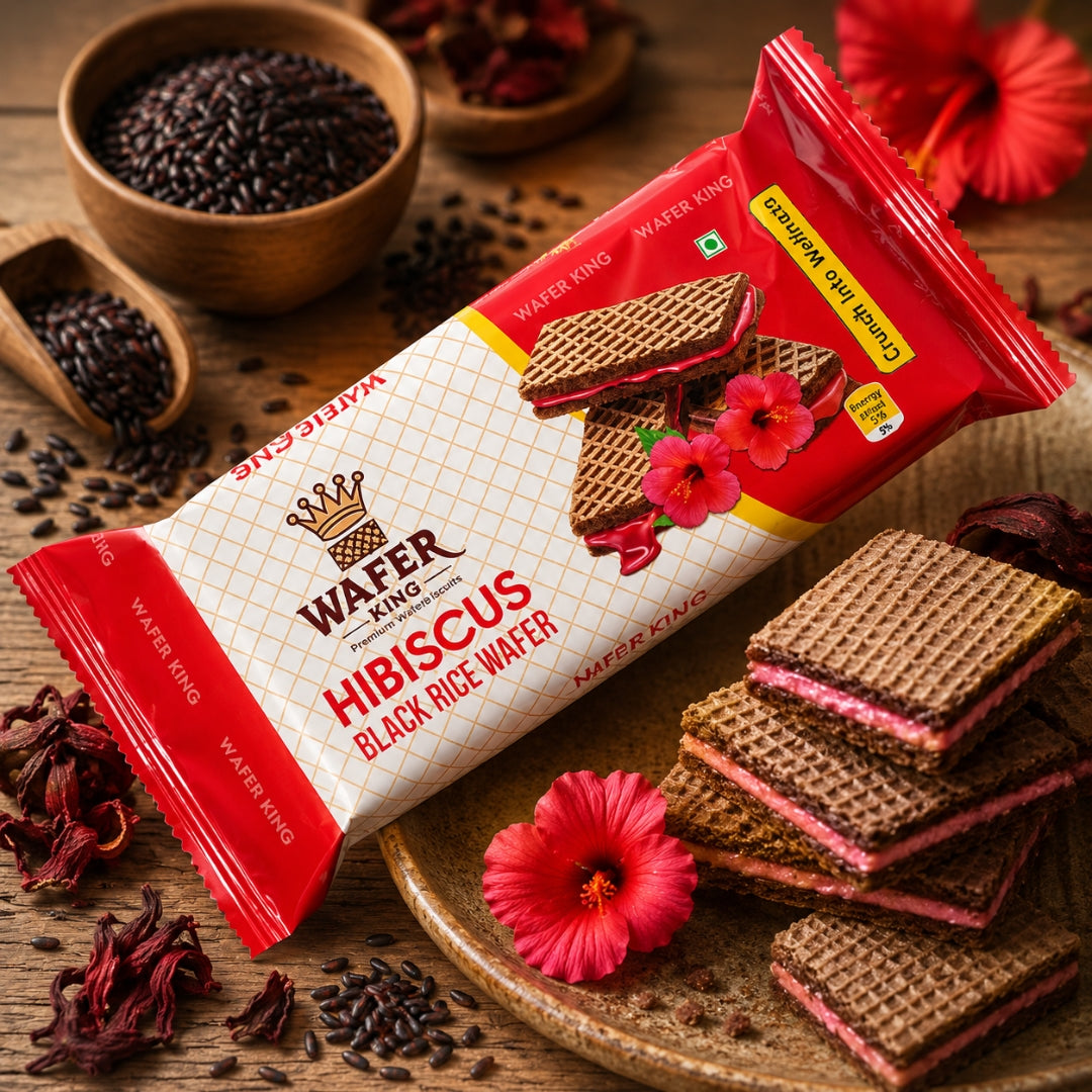 Hibiscus Black Rice Wafer