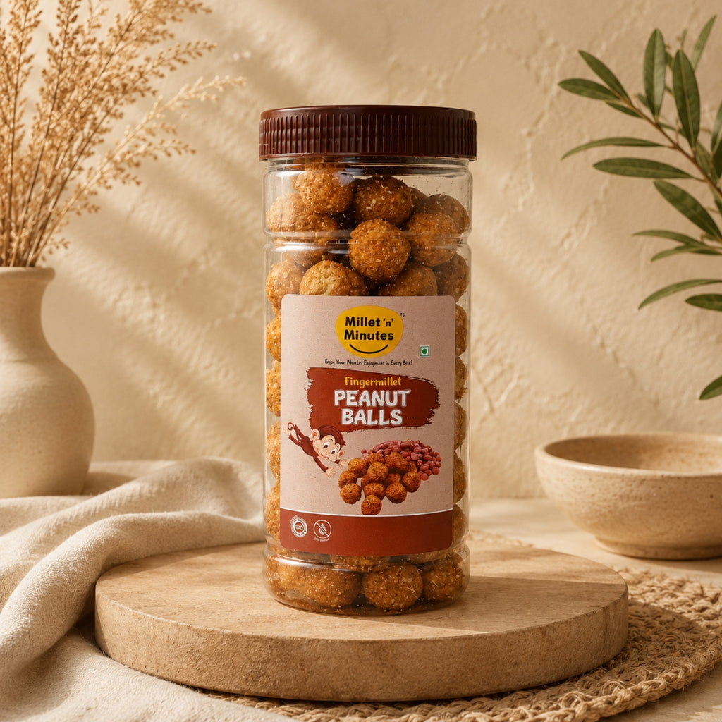 Shadvik Finger Millet Peanut Balls