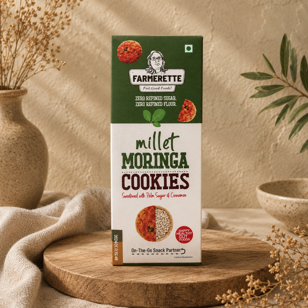 Farmerette Millet Moringa Cookies