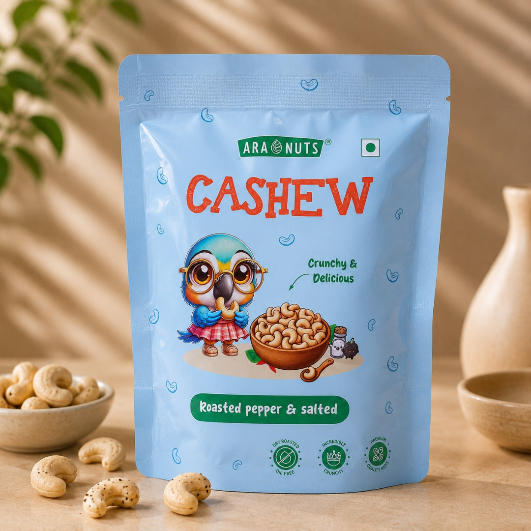 Aranuts Roasted Pepper & Salted Cashew