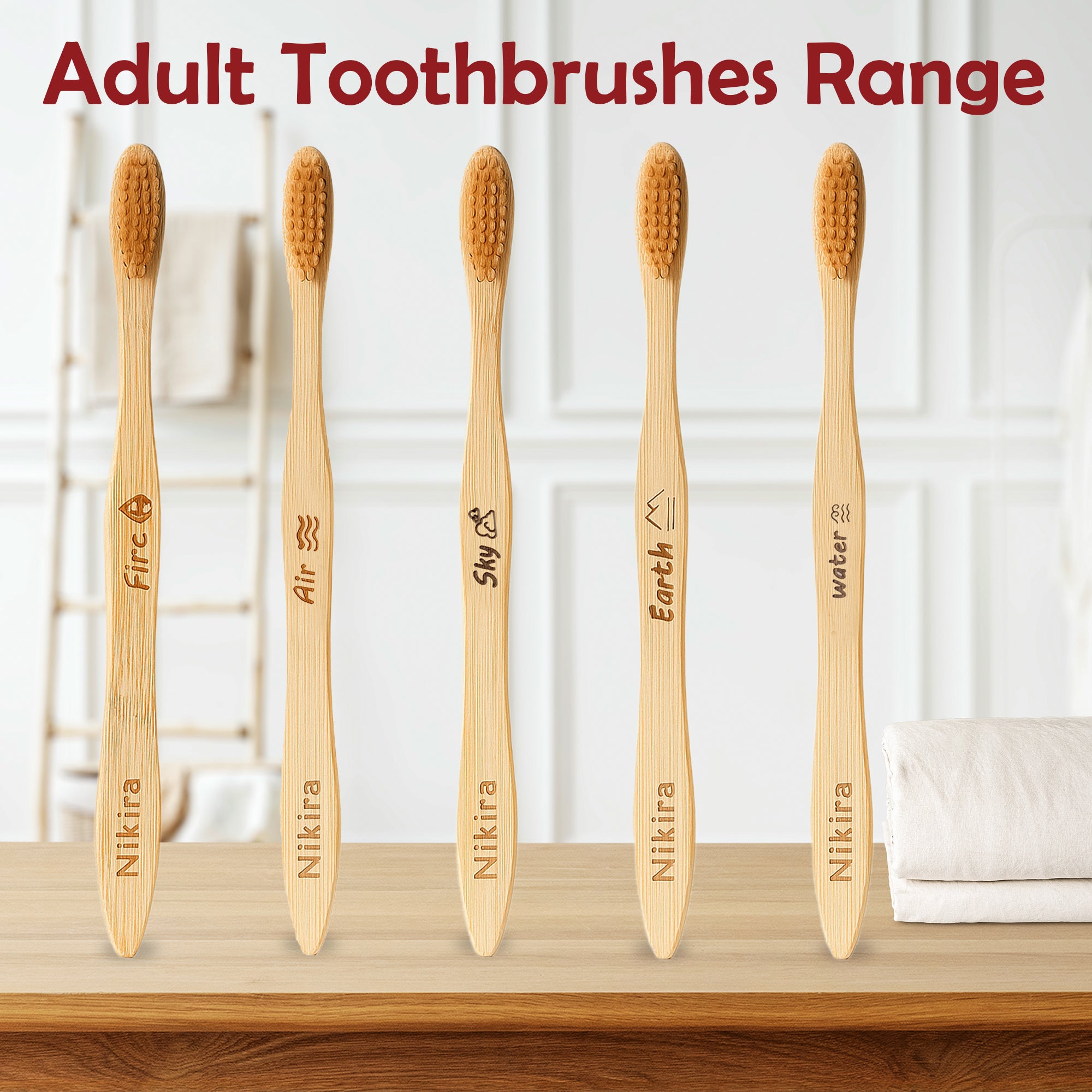 Nikira Adult Bamboo Tooth Brush