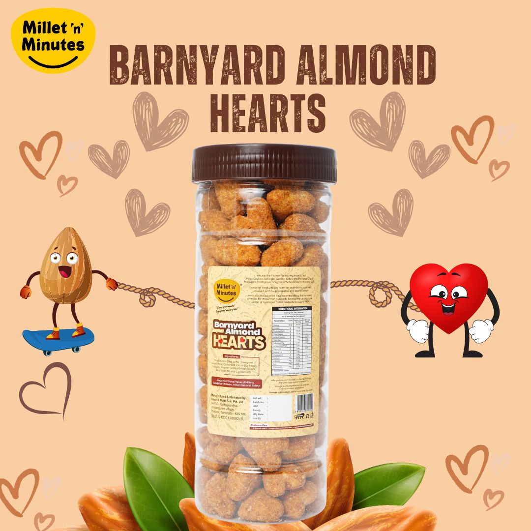Shadvik Barnyard Millet Almond Hearts
