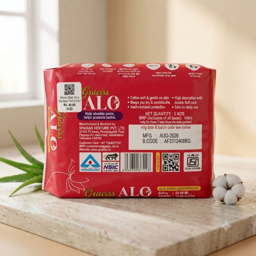 Sharas Aloe Vera Sanitary Pads XXL