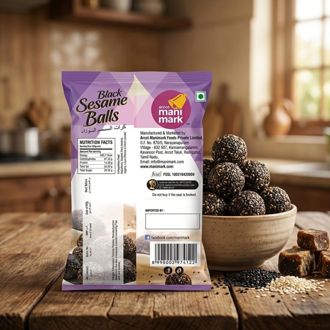 Manimark Peanut & Sesame Ball Mixing