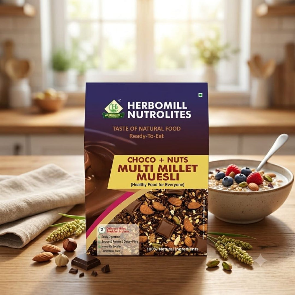 Herbomill Choco+Nut Millet Muesli