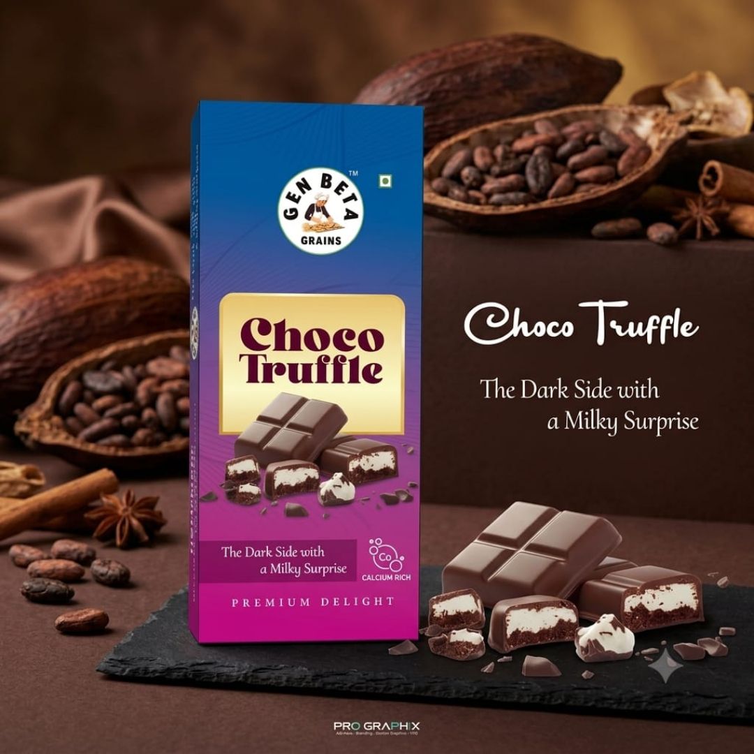Gen Beta Grains Choco Truffle Chocolate Bar