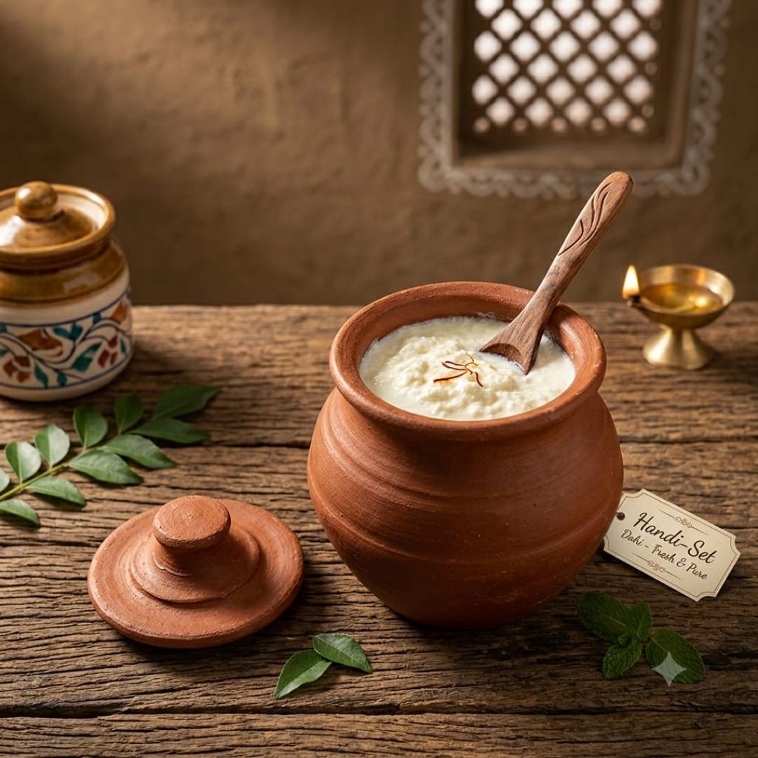 Clay Curd Pot