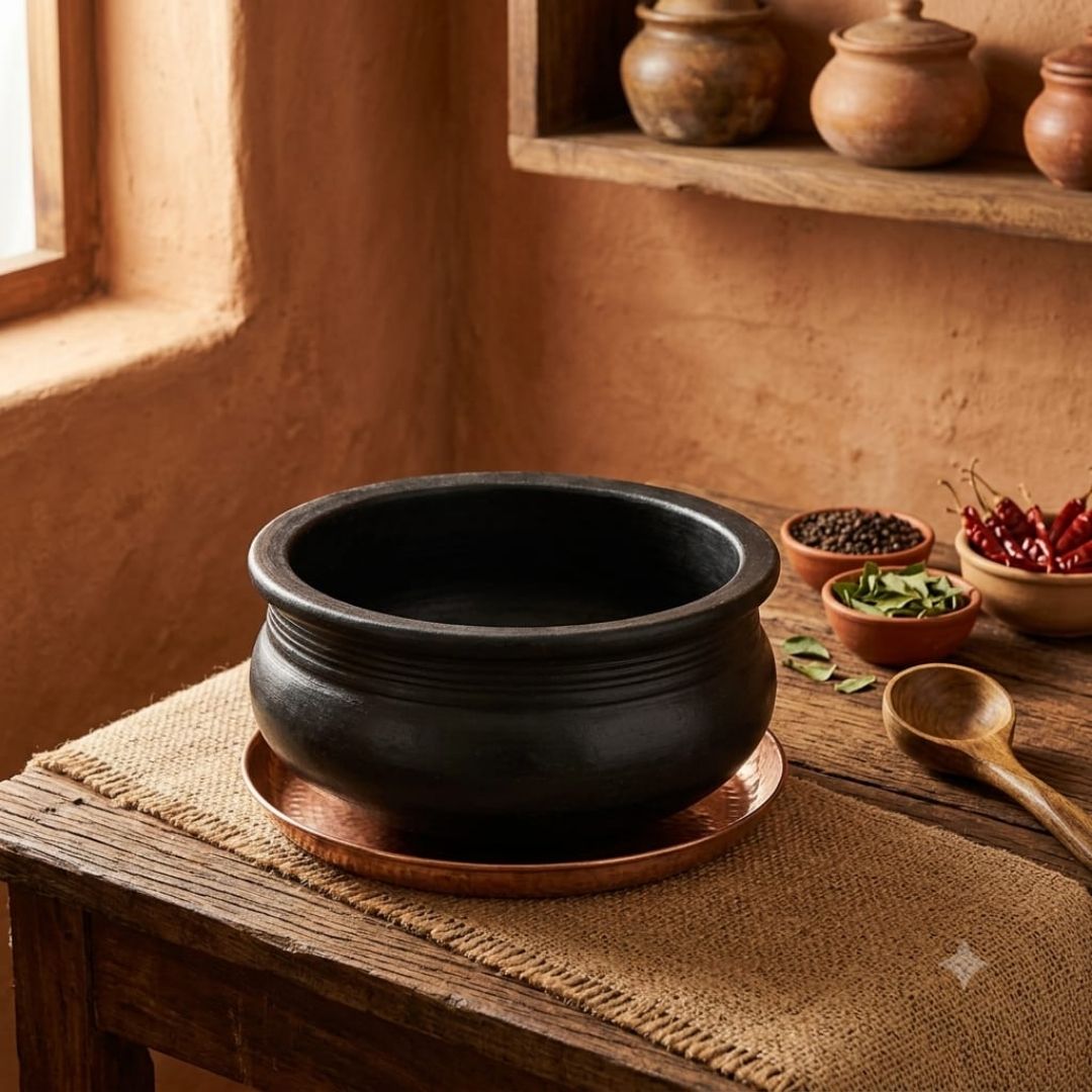 Clay Curry Pot Big
