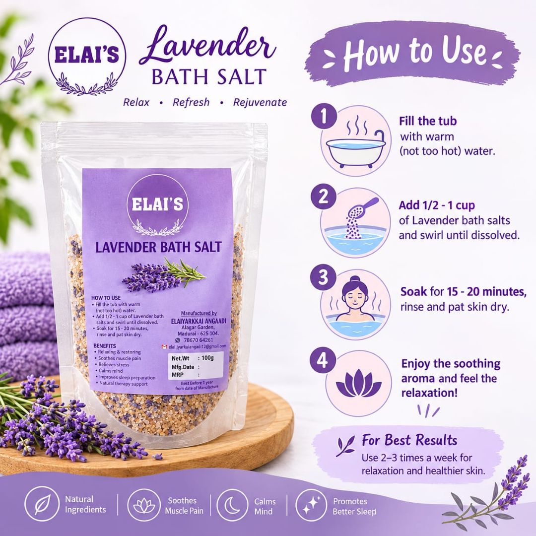 Elai Lavender Bath Salt
