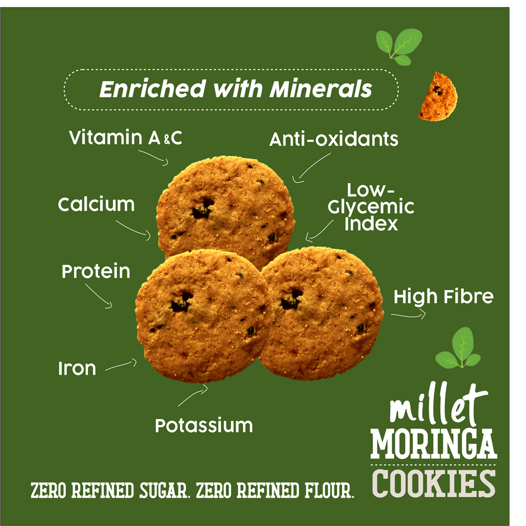 Farmerette Millet Moringa Cookies