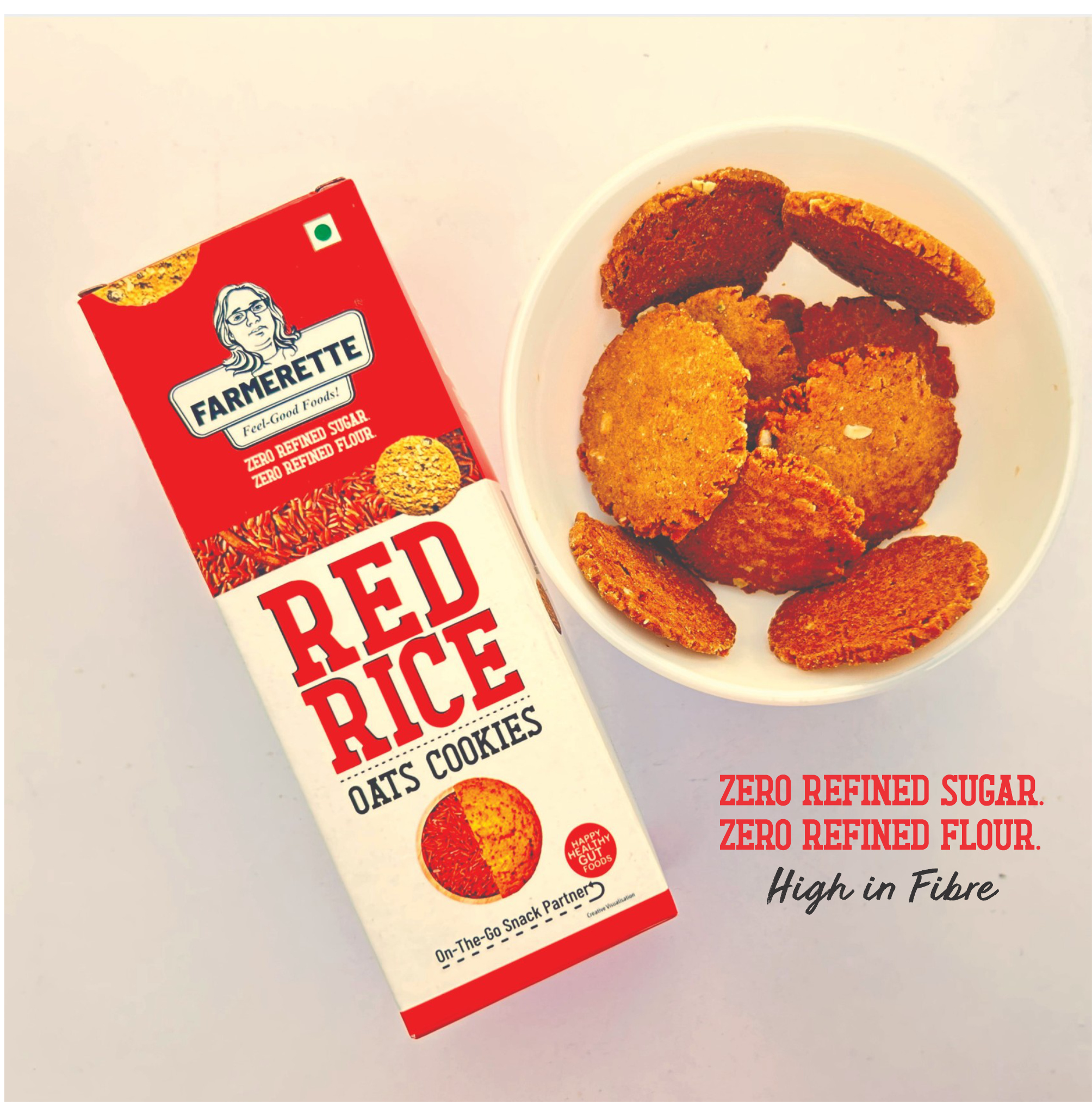 Farmerette Red Rice Cookies