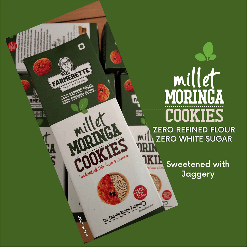 Farmerette Millet Moringa Cookies