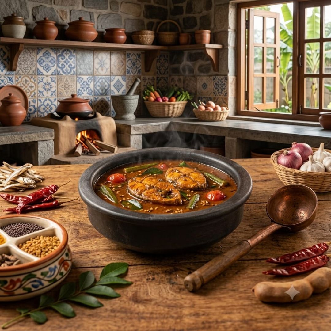 Clay Fish Curry Pot