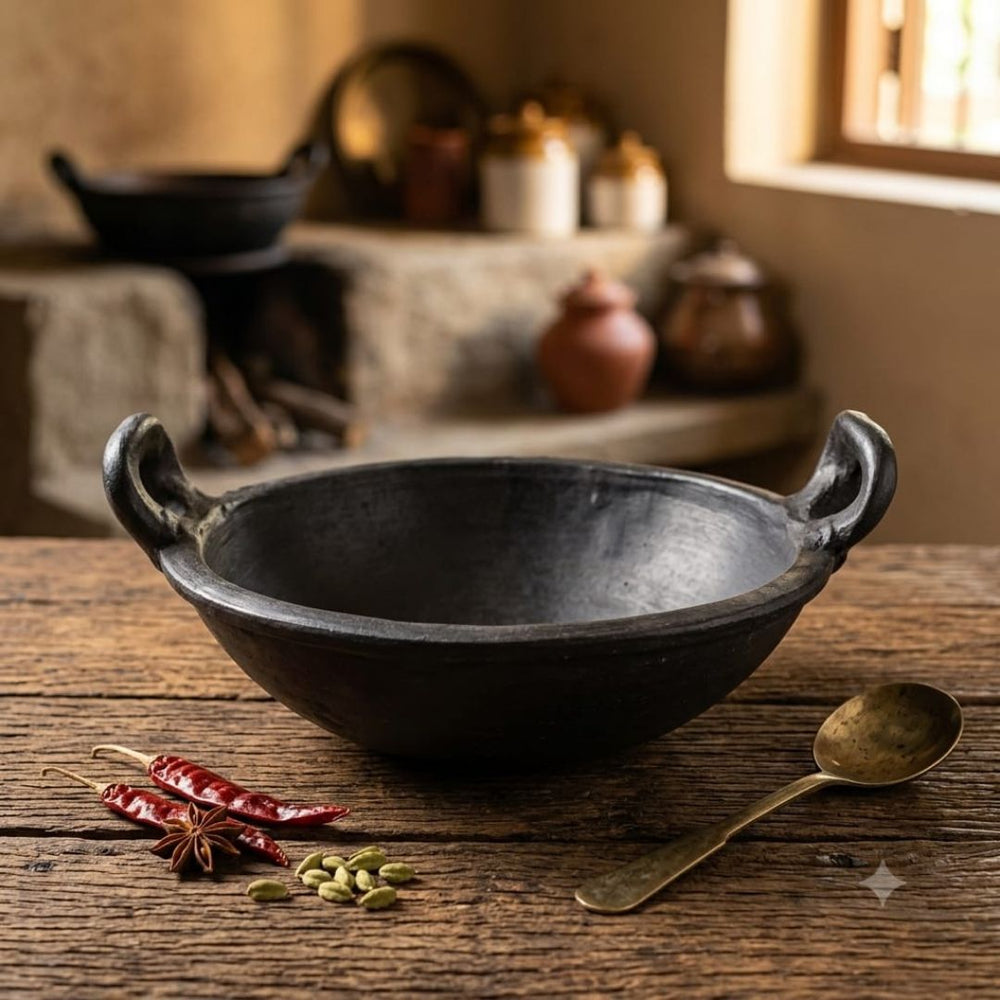 Clay Frying Kadai