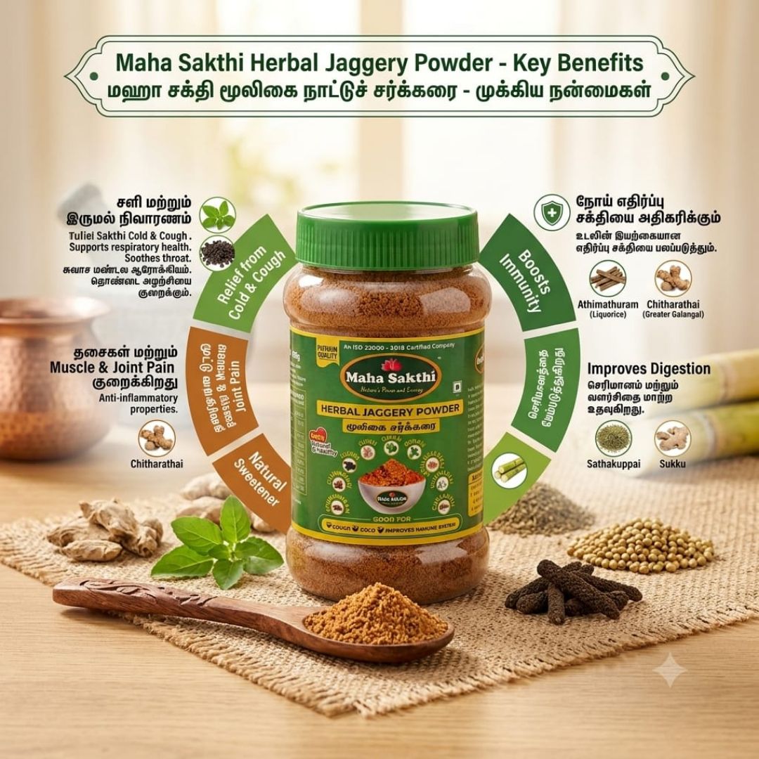 Maha Sakthi Herbal Jaggery Powder