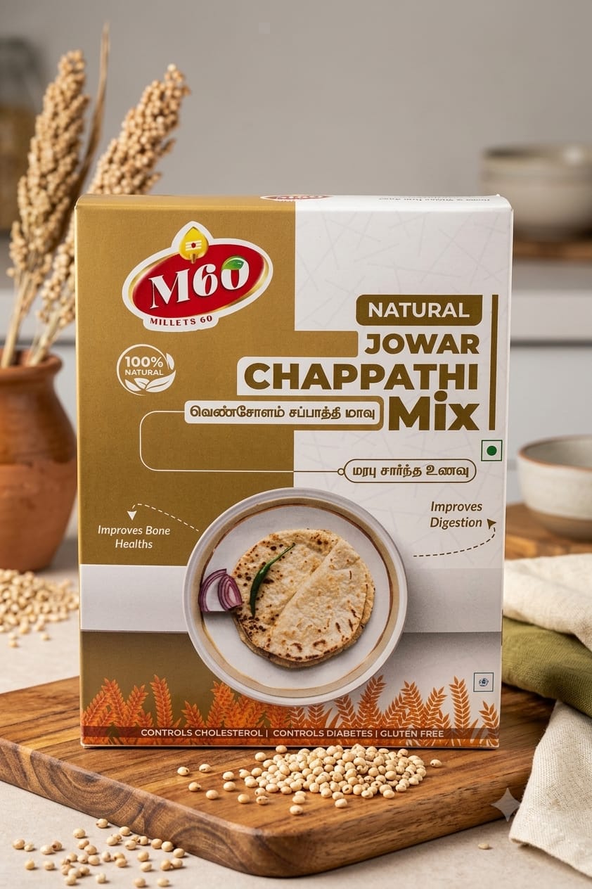 M60 Millet - Jowar Chappathi Mix (400g)