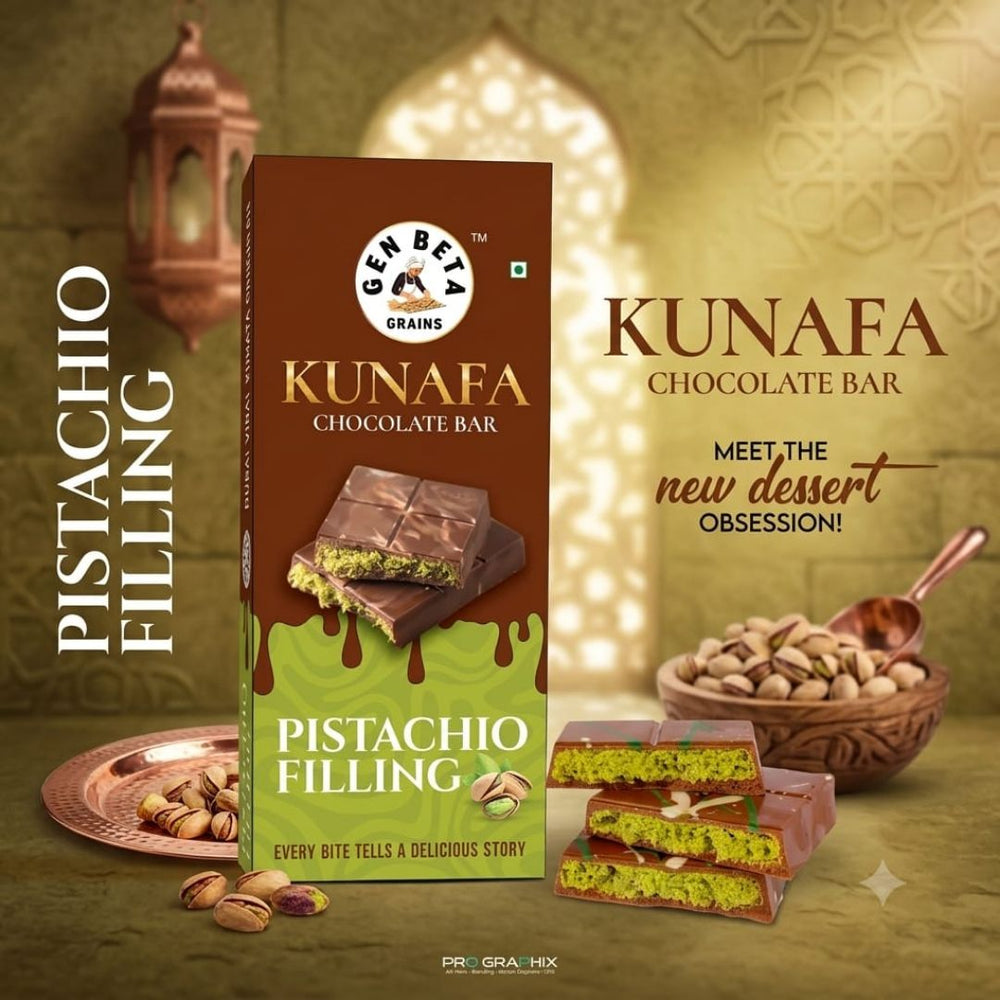 Gen Beta Grains Kunafa Chocolate Bar