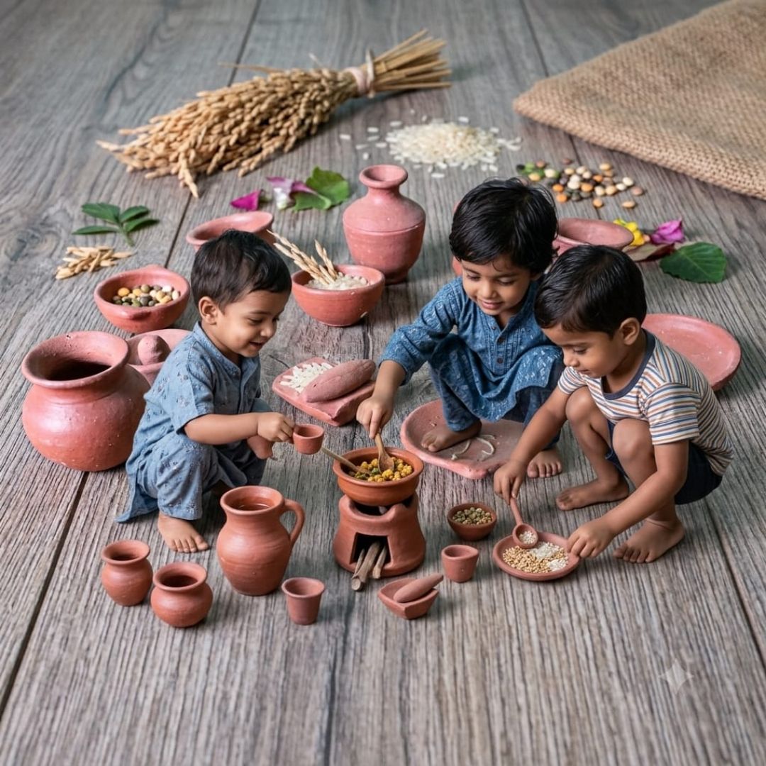 Kids Clay Kitchen Set
