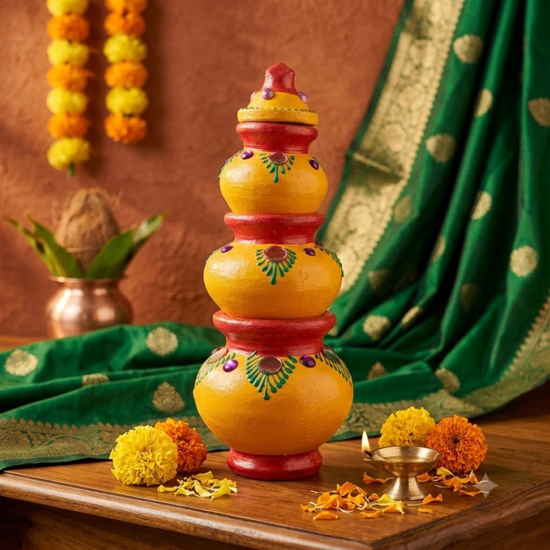 Kubera Clay Pot