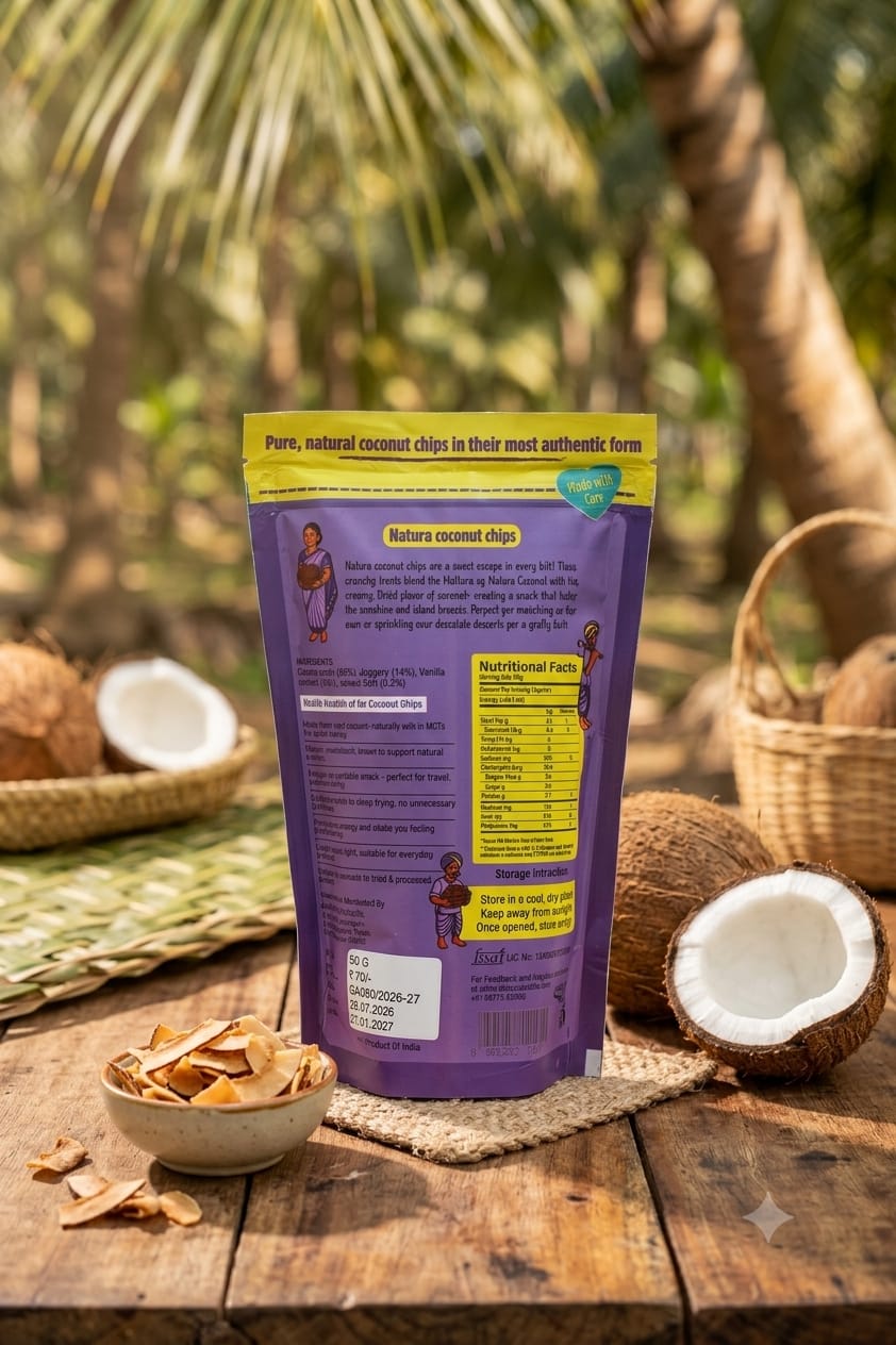 Gagni Natura Coconut Chips (50gm)
