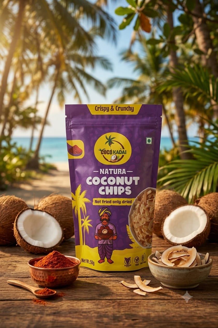 Gagni Natura Coconut Chips (50gm)