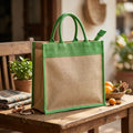 Green Fem Natural Jute Bag