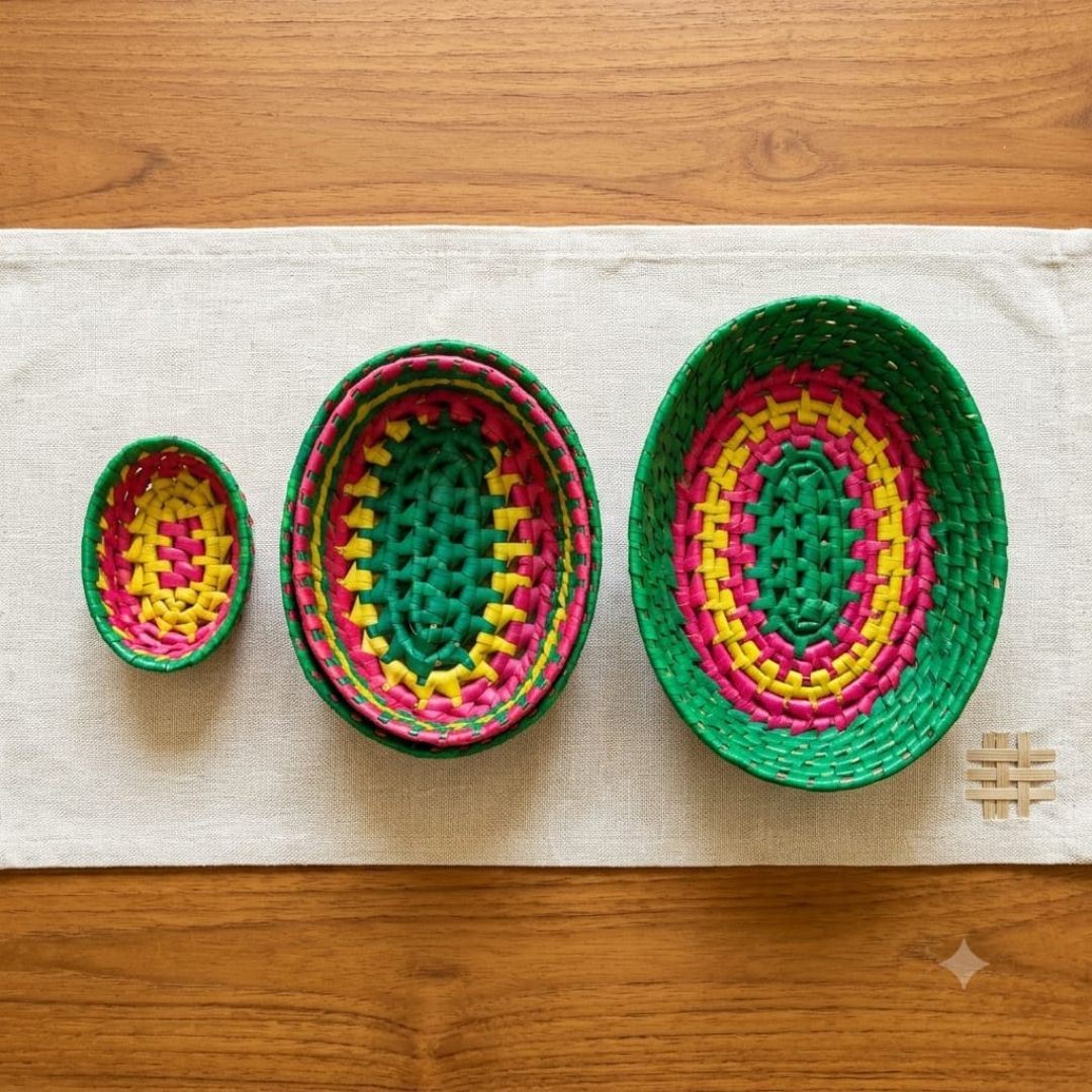 Thangam Oval Tray 3 Set