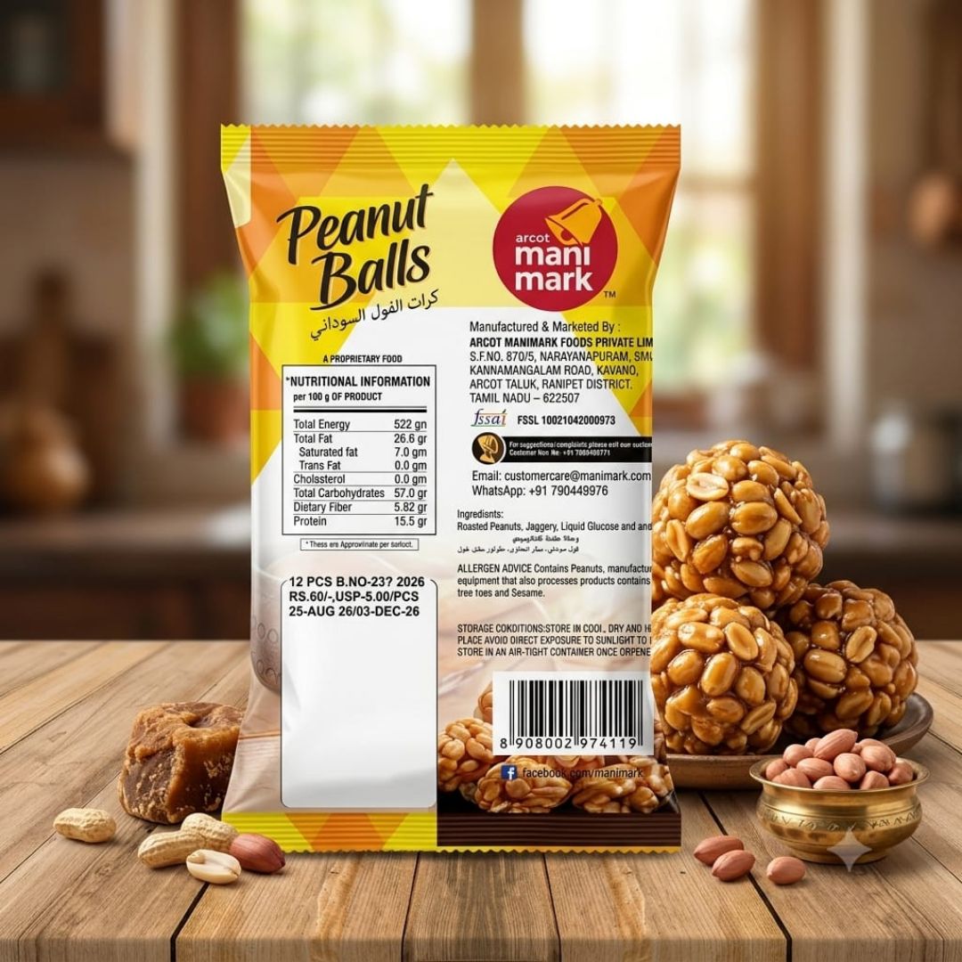 Manimark Peanut & Sesame Ball Mixing