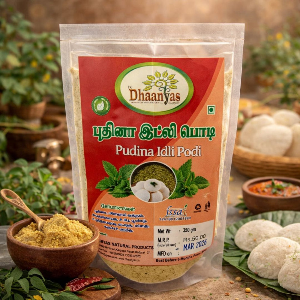 Dhaanyas Puthina Idli Podi