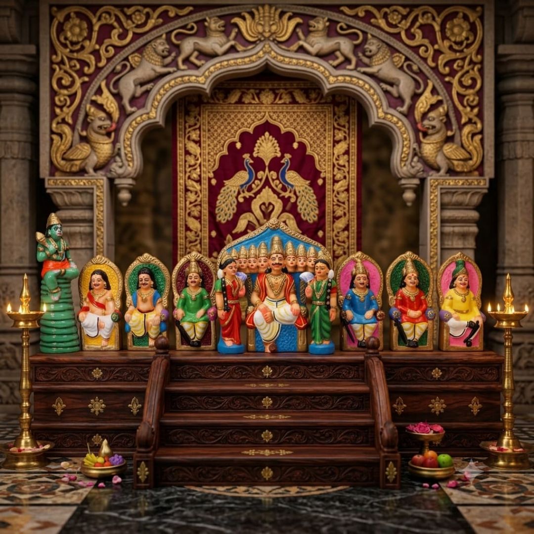 GI Vilachery Clay Toys Ravanan Darbar