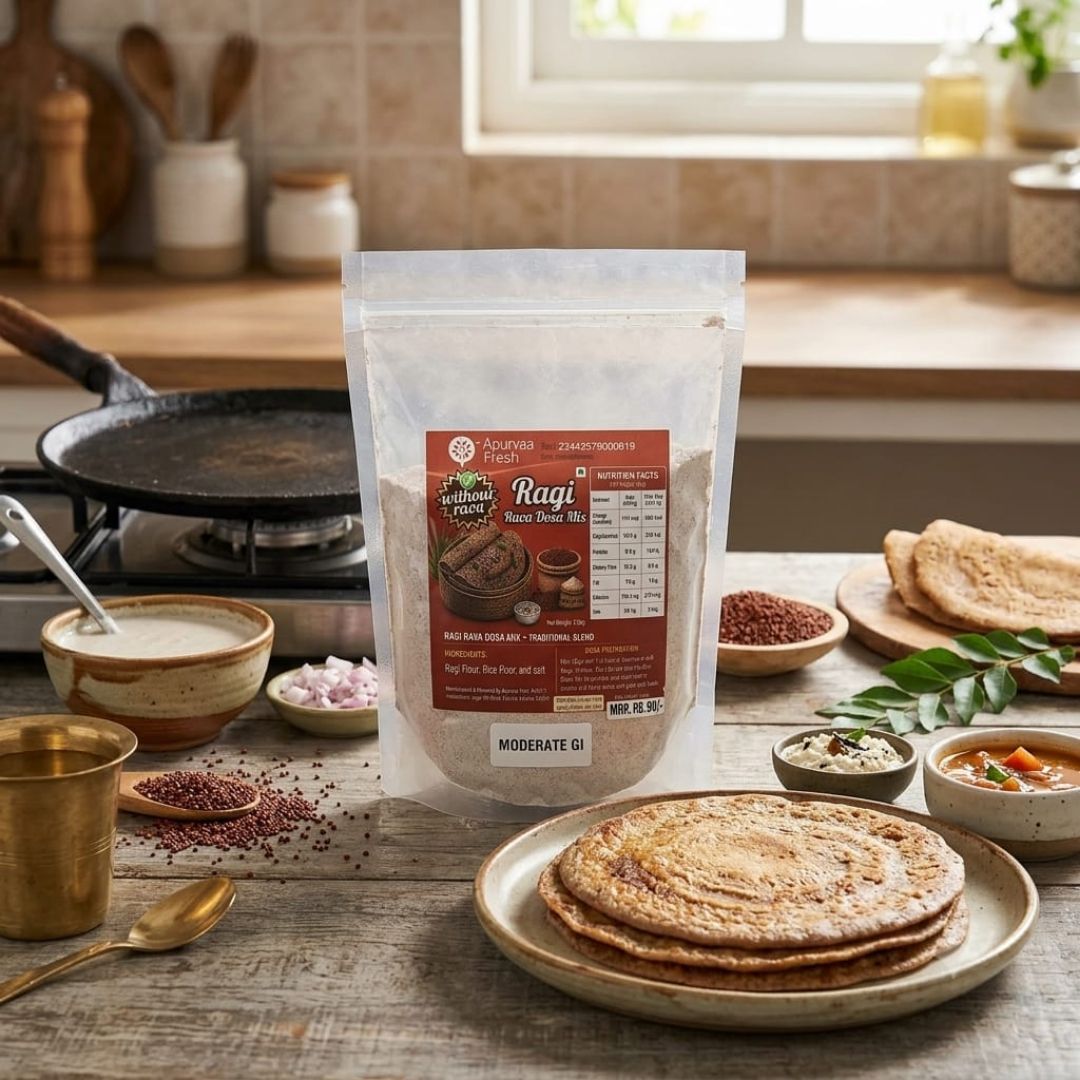 Apurvaa Fresh Millet Based-Non Rava-Crispy Dosa-Ragi