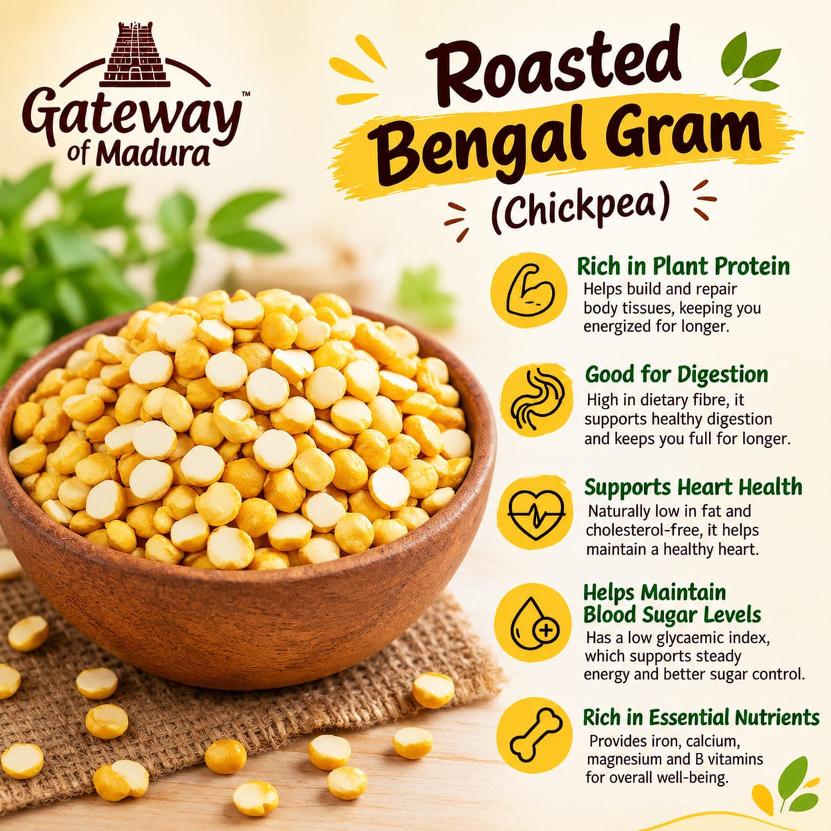 JSE Roasted Bengal Gram