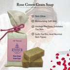 Nikira Rose Green Gram Soap