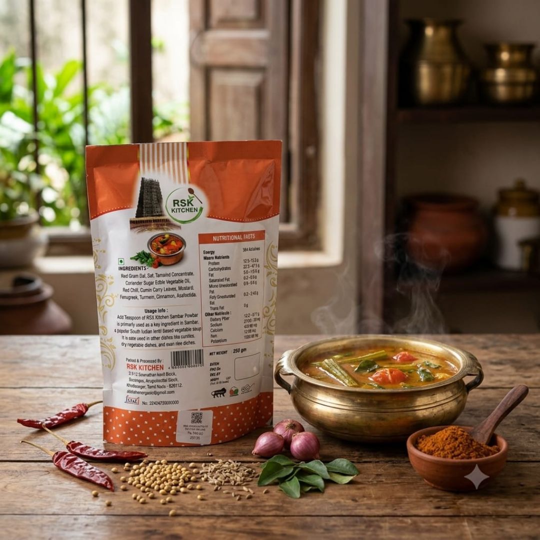 RSK Madurai Style Sambar Powder