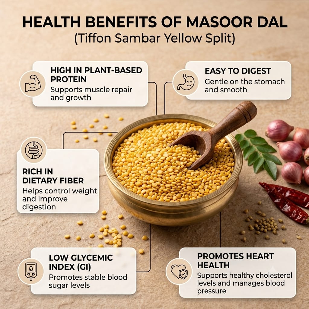 JSE Masoor (Sambar) Dal