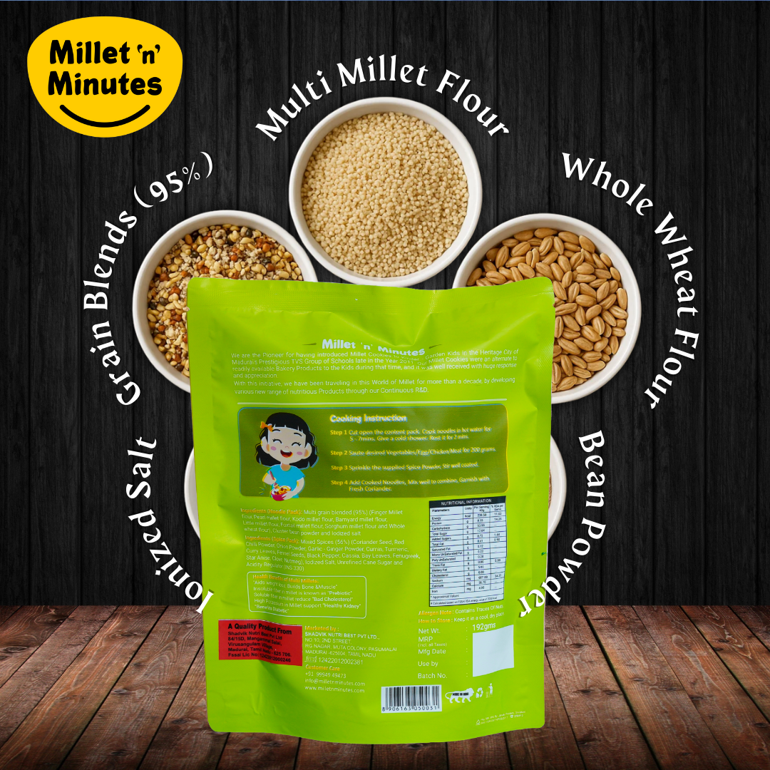 Shadvik Millet Noodles - Multi Grain