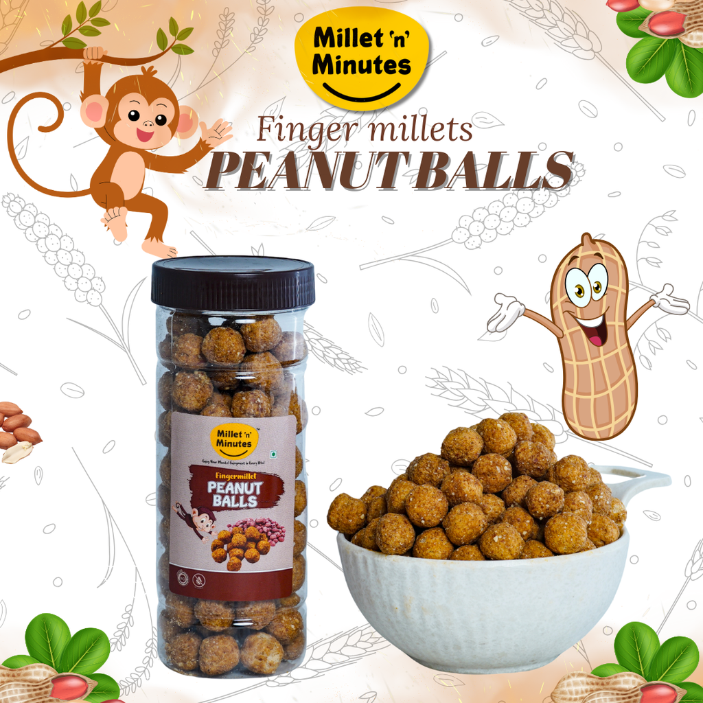 Shadvik Finger Millet Peanut Balls