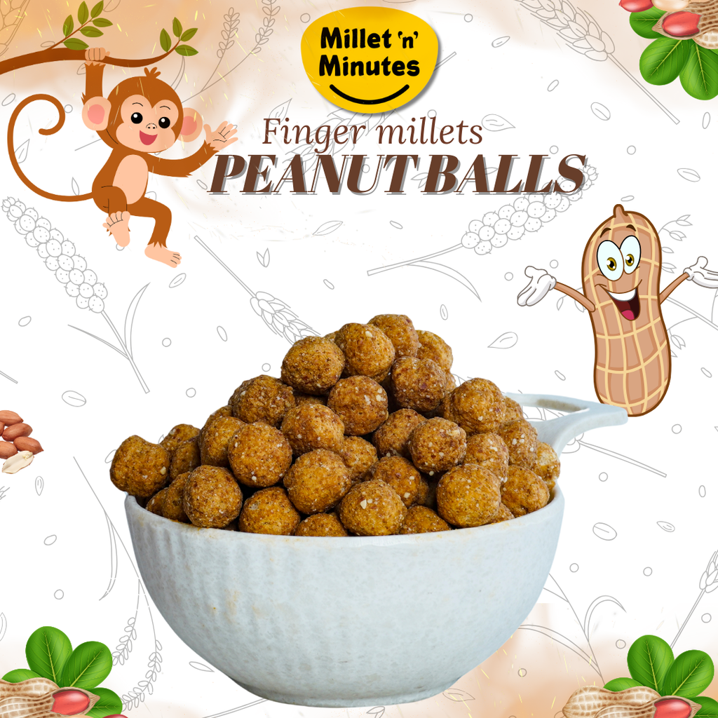 Shadvik Finger Millet Peanut Balls