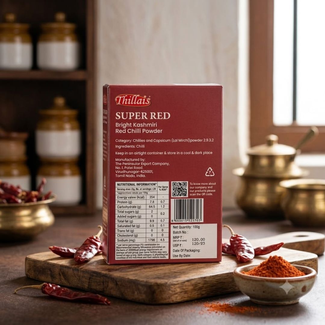 Thillais Super Red Bright Kashmiri