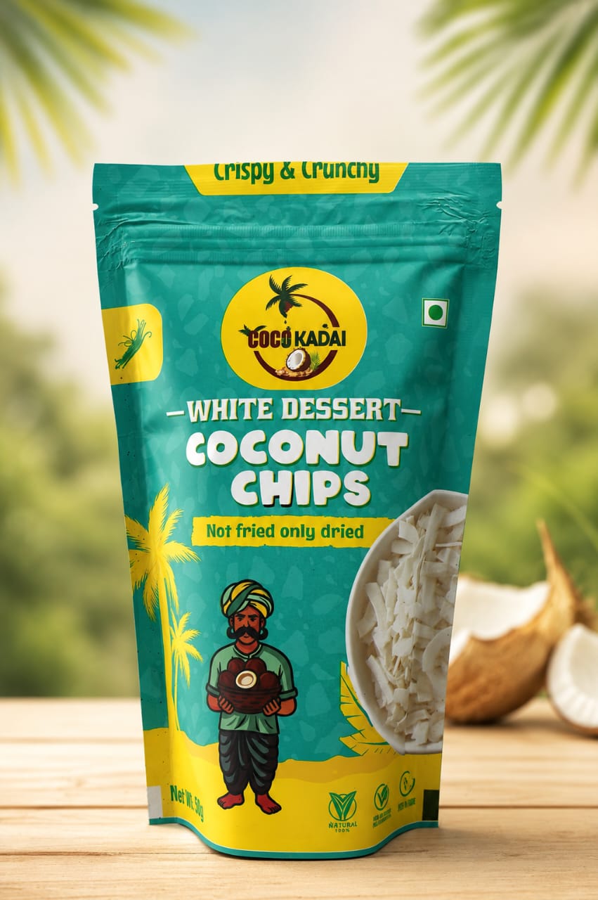Gagni White Dessert Coconut Chips (50gm)
