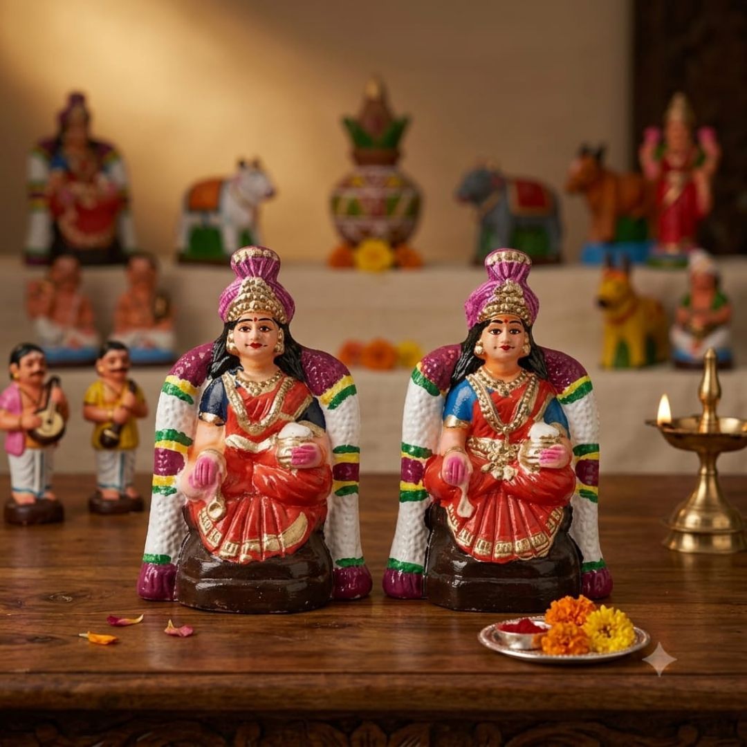 KAVC Annapoorani Ammal Clay Toy