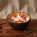 Kottravai Handmade Coconut Shell Candle Holder