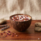 Kottravai Handmade Coconut Shell Candle Holder