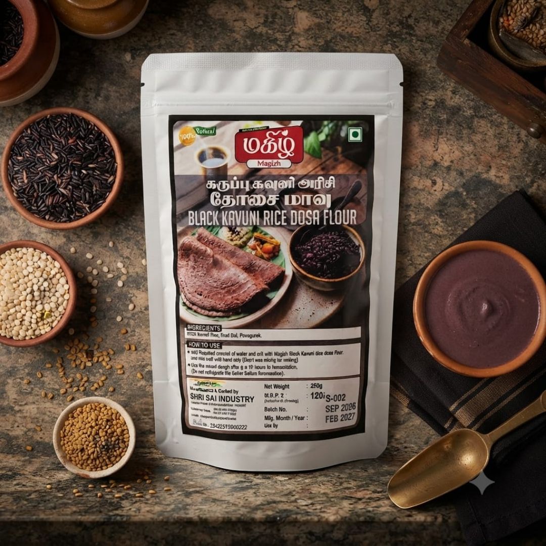 Magizh Black Kavuni Rice Dosa Flour