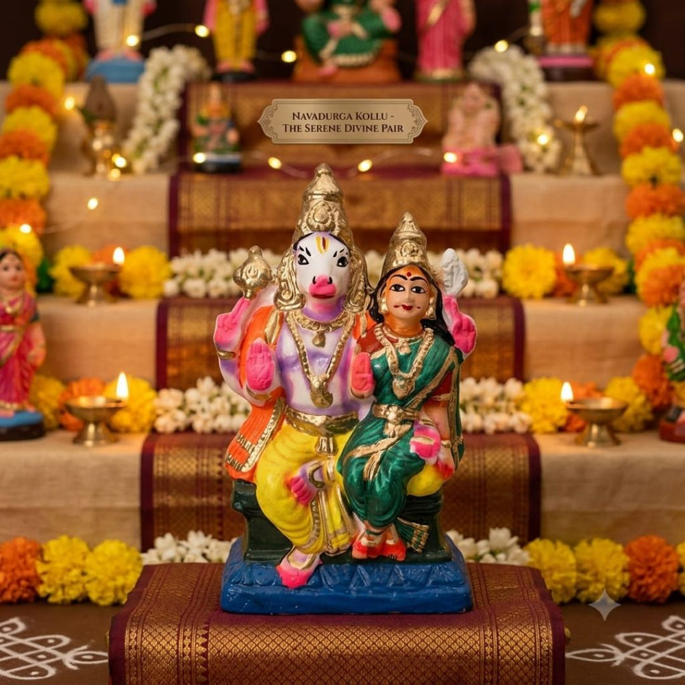 KAVC Lakshmi Kayakkirivar Clay Toy