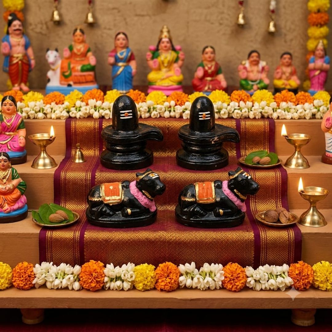 KAVC Lingam Nanthi Set Clay Toy