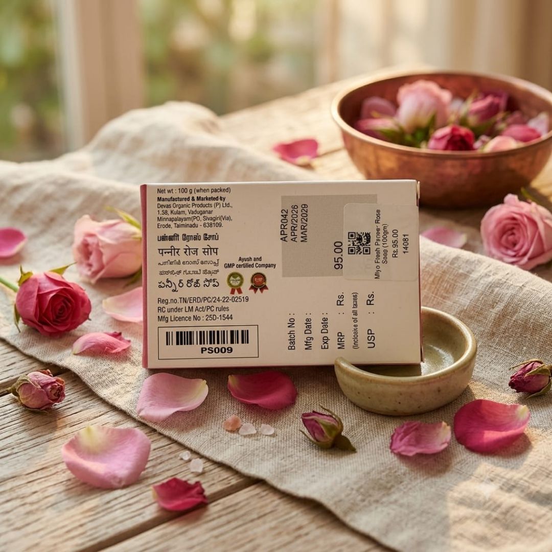 Miyo Fresh Paneer Rose Soap