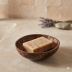 Kottravai Handmade Coconut Shell Soap Holder
